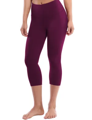 19" High Waist Crop Tight Capris grapevine_yoga