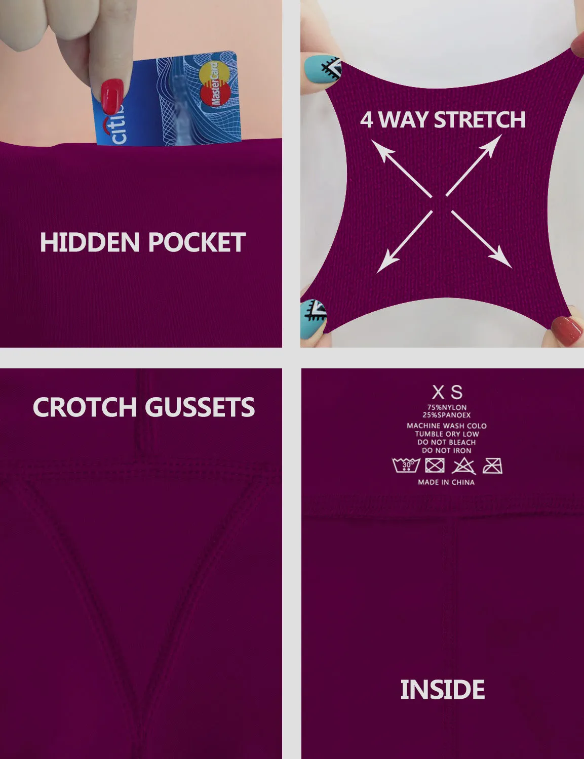 19" High Waist Crop Tight Capris grapevine_yoga