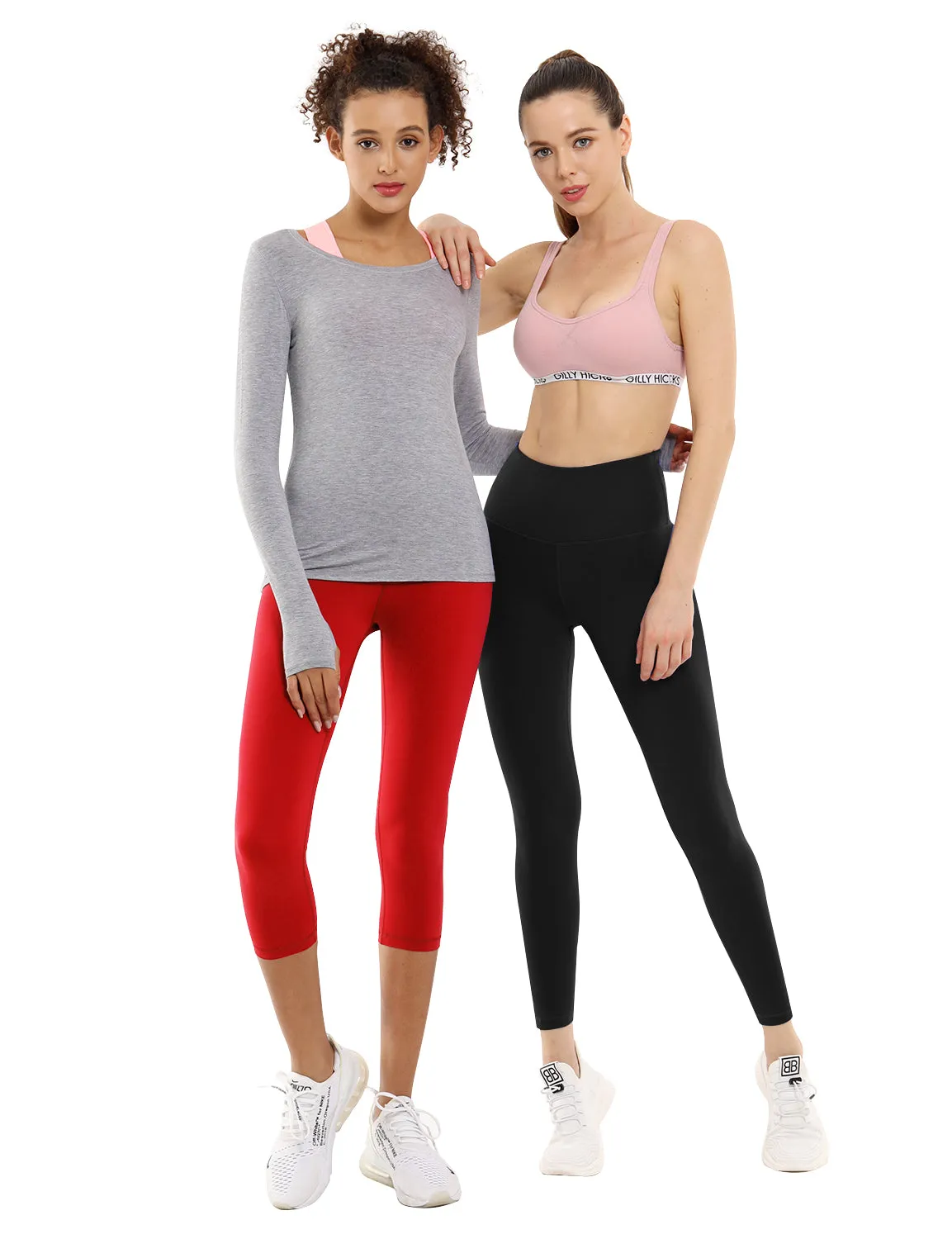 19" High Waist Crop Tight Capris scarlet_yoga