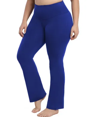29" 31" 33" 35" 37" High Waist Bootcut Leggings Navy_yoga