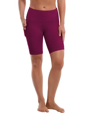 8" Side Pockets Yoga Shorts grapevine_yoga