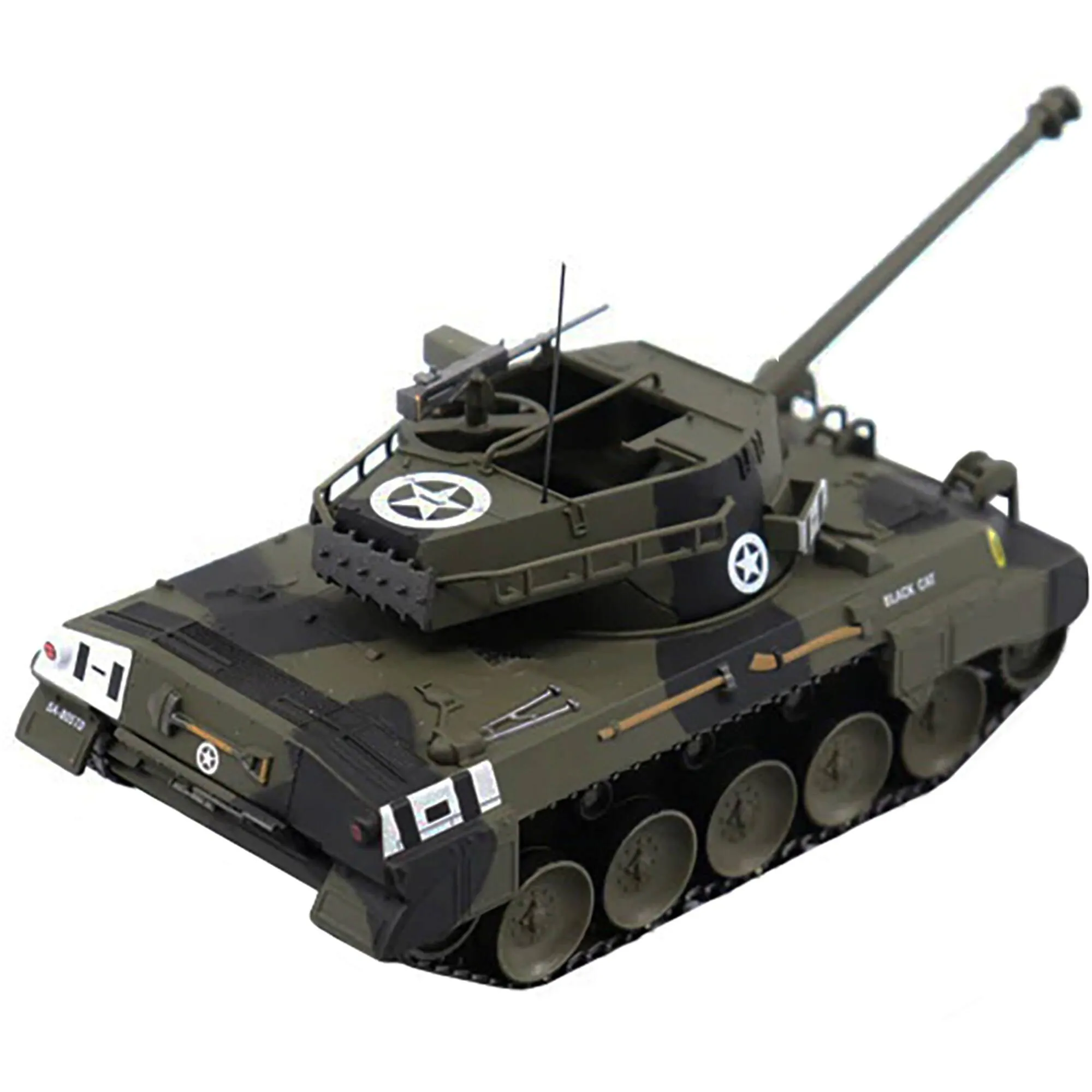 AFV's of WWII 1/43 Scale Model Tank - M18 Hellcat Destroyer Black Cat U.S.A. 805th