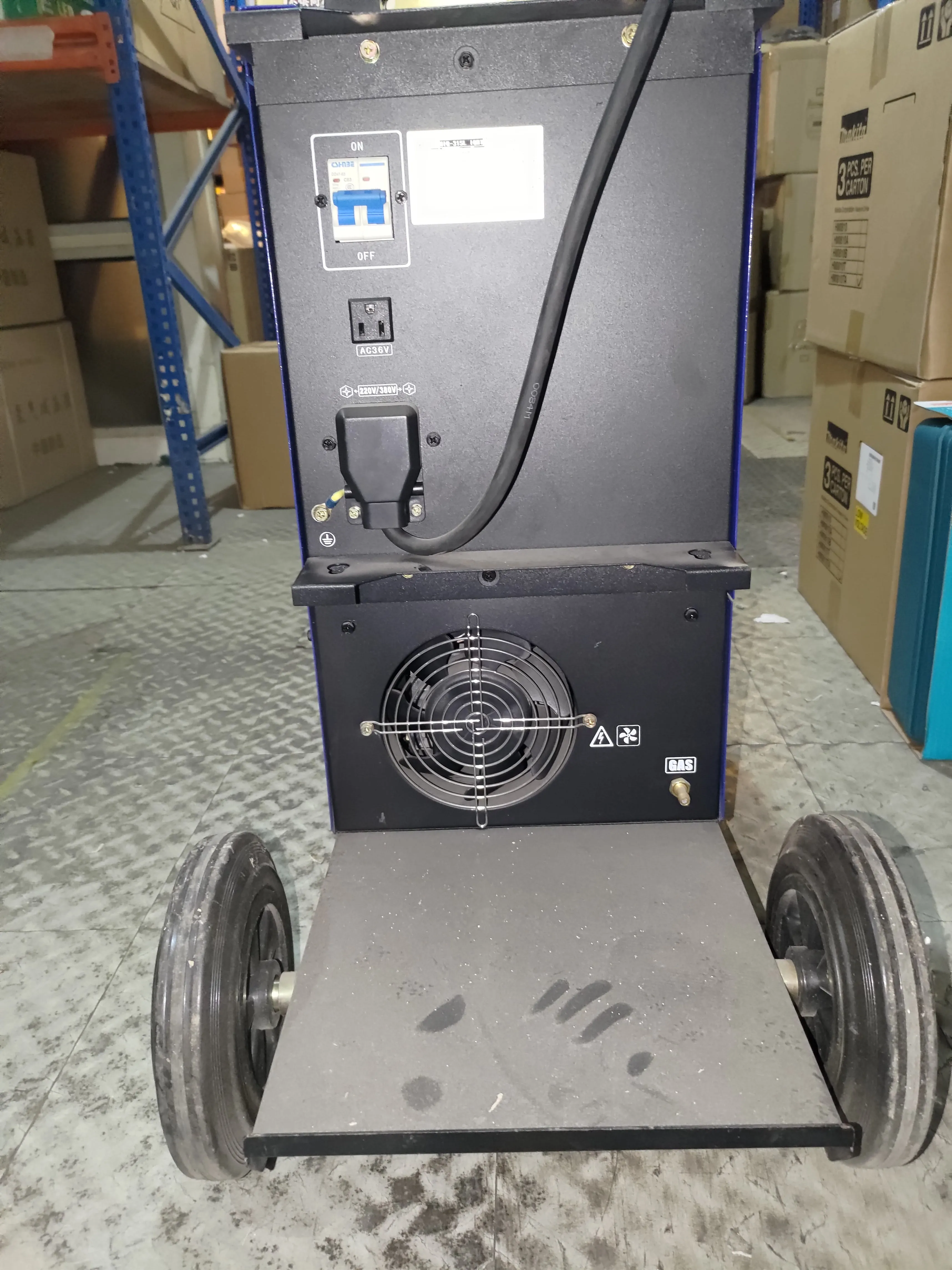 Aiko 380V 60Hz MIG315 Welder With Gas Tank Trolley Dual Voltage come with 4m Torch, 3m Earth Cable & Gas Hose | Model: W-MIG315
