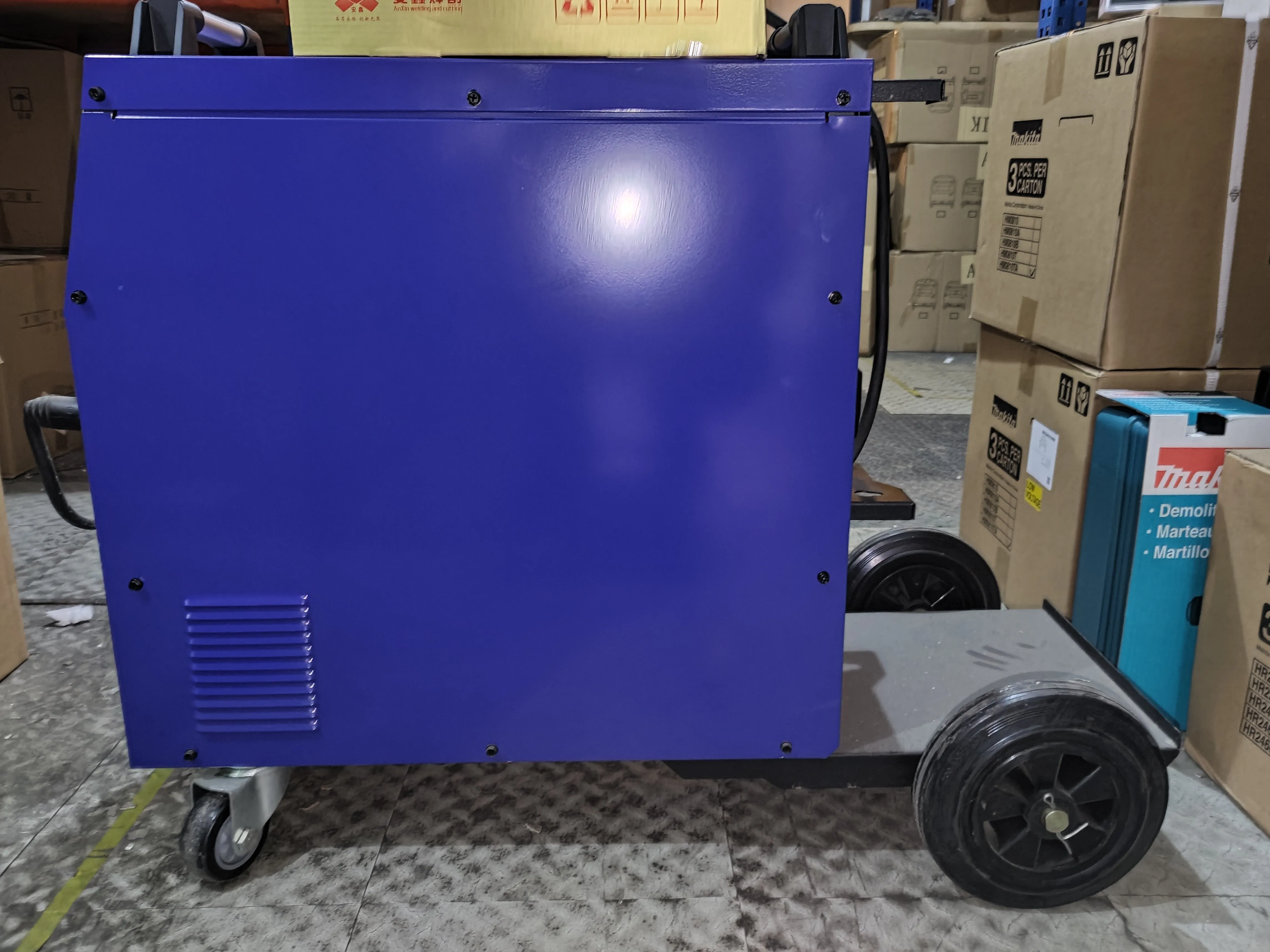 Aiko 380V 60Hz MIG315 Welder With Gas Tank Trolley Dual Voltage come with 4m Torch, 3m Earth Cable & Gas Hose | Model: W-MIG315