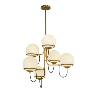 Alba Six Light Chandelier