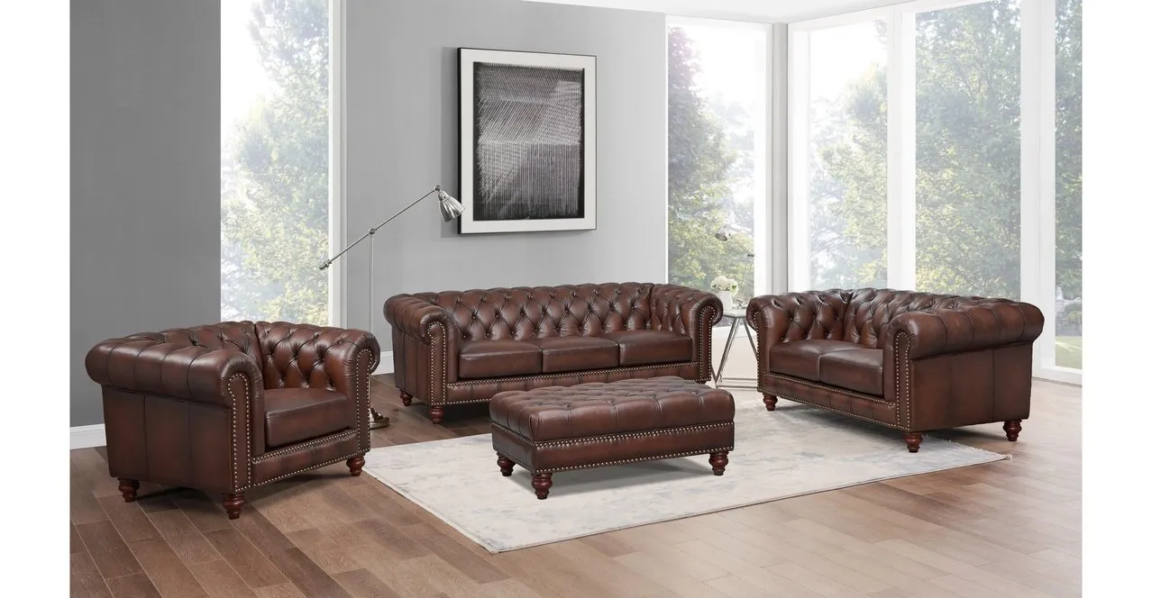 Alton Bay Leather Sofa Collection