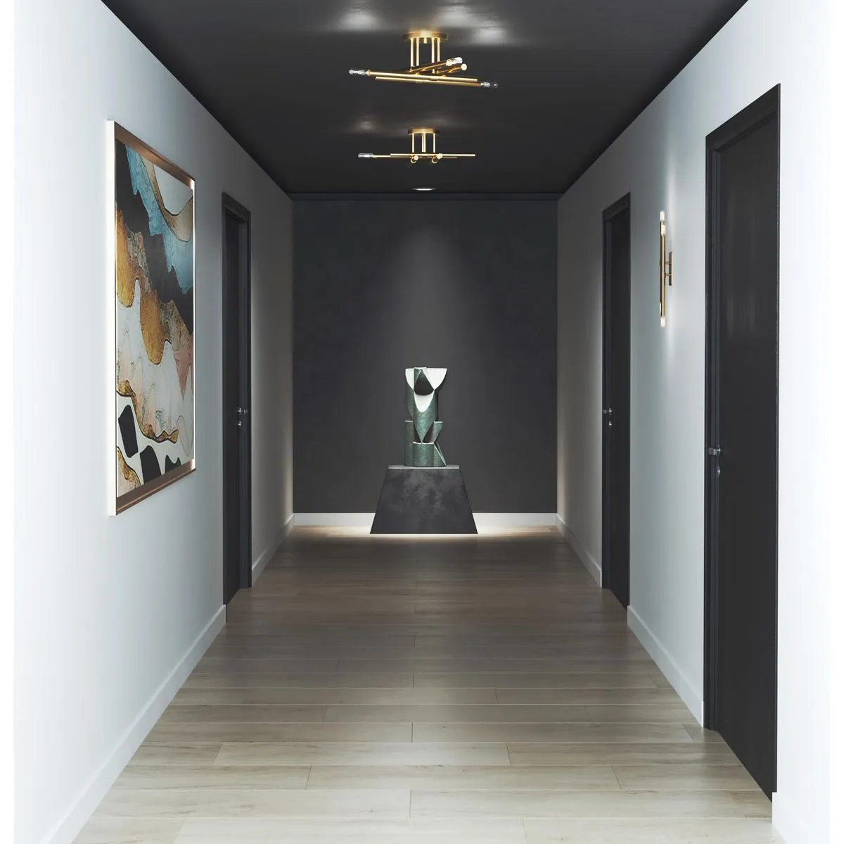Arya Collection Four-Light Wall Bracket
