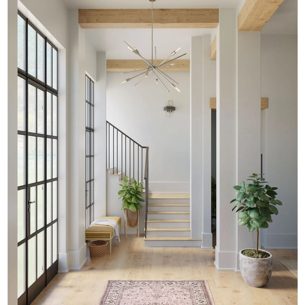 Astra Collection Eight-Light Chandelier Light
