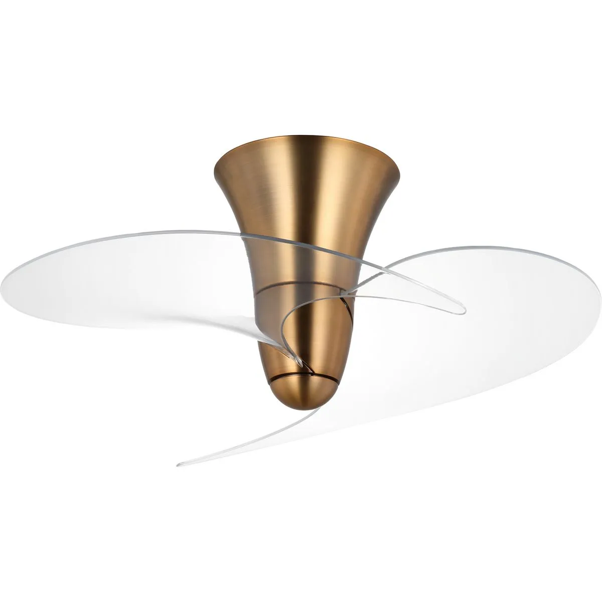 Beal Collection 33.19-in. Two-Blade Ceiling Fan with Clear Blades