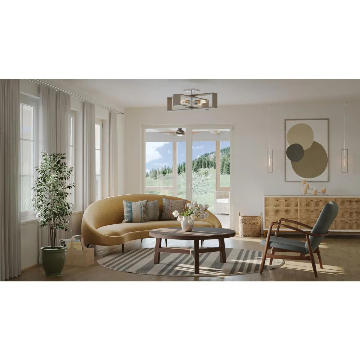 Boundary Collection One-Light Pendant