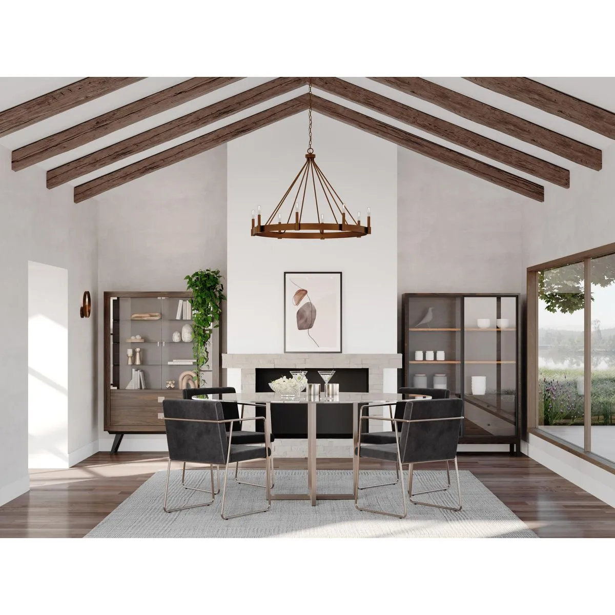 Breckenridge Collection Eight-Light Chandelier