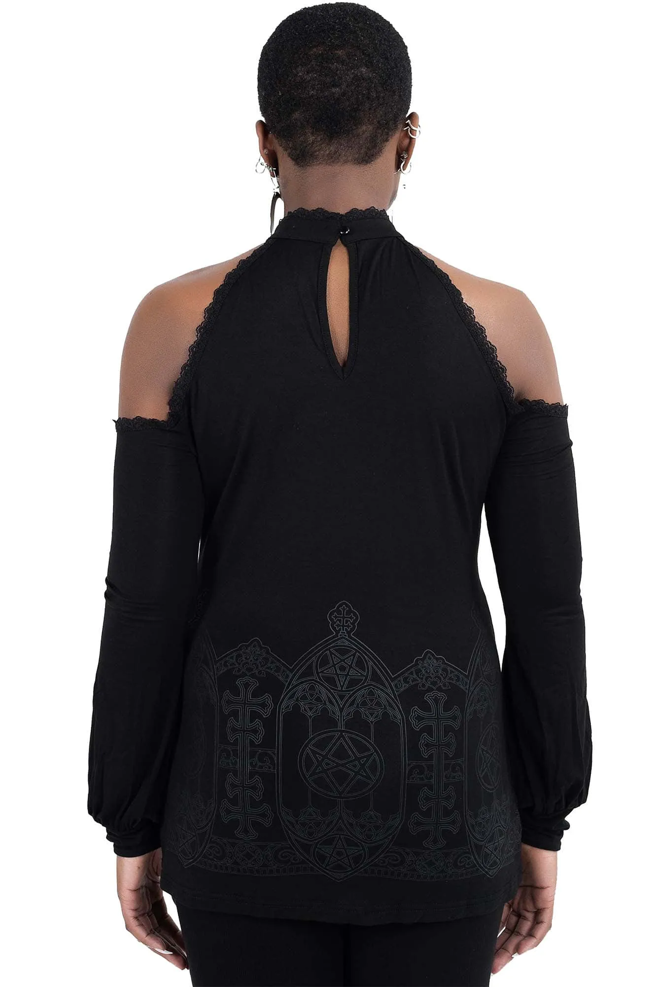 Cecila Cold Shoulder Top - Resurrect