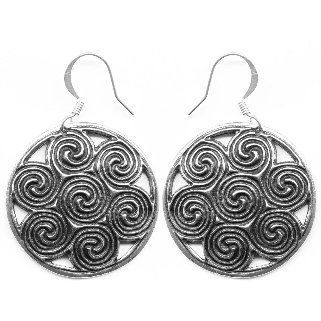 Celtic Spiral Earrings