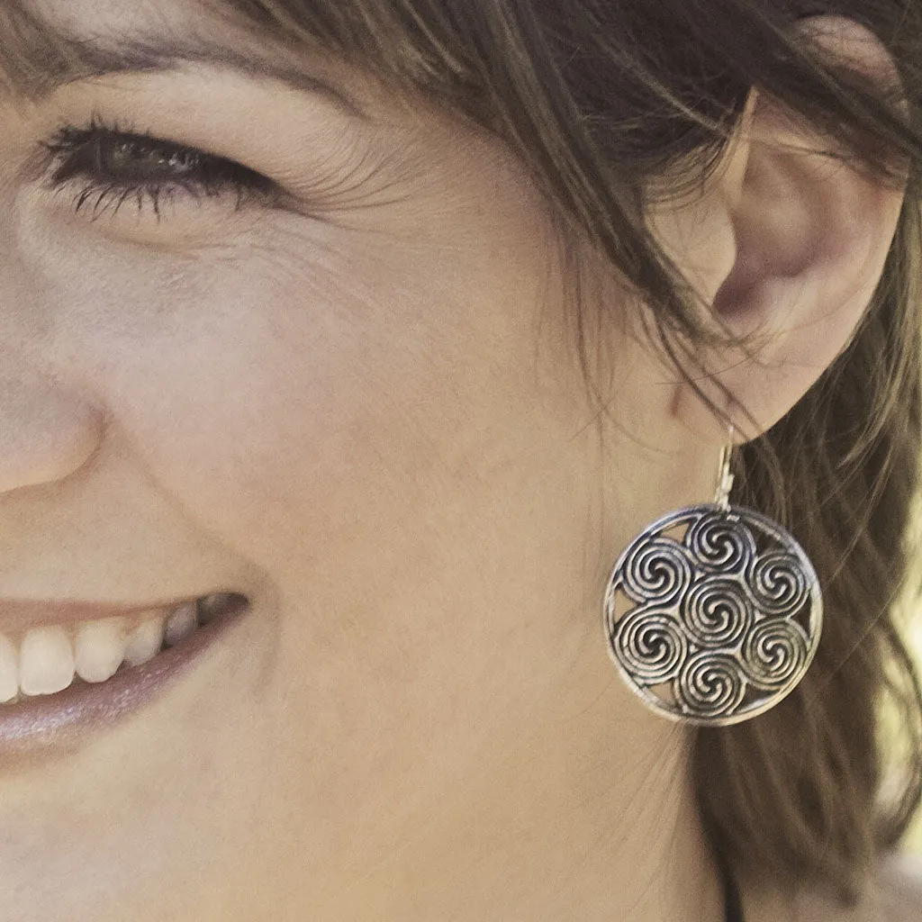 Celtic Spiral Earrings