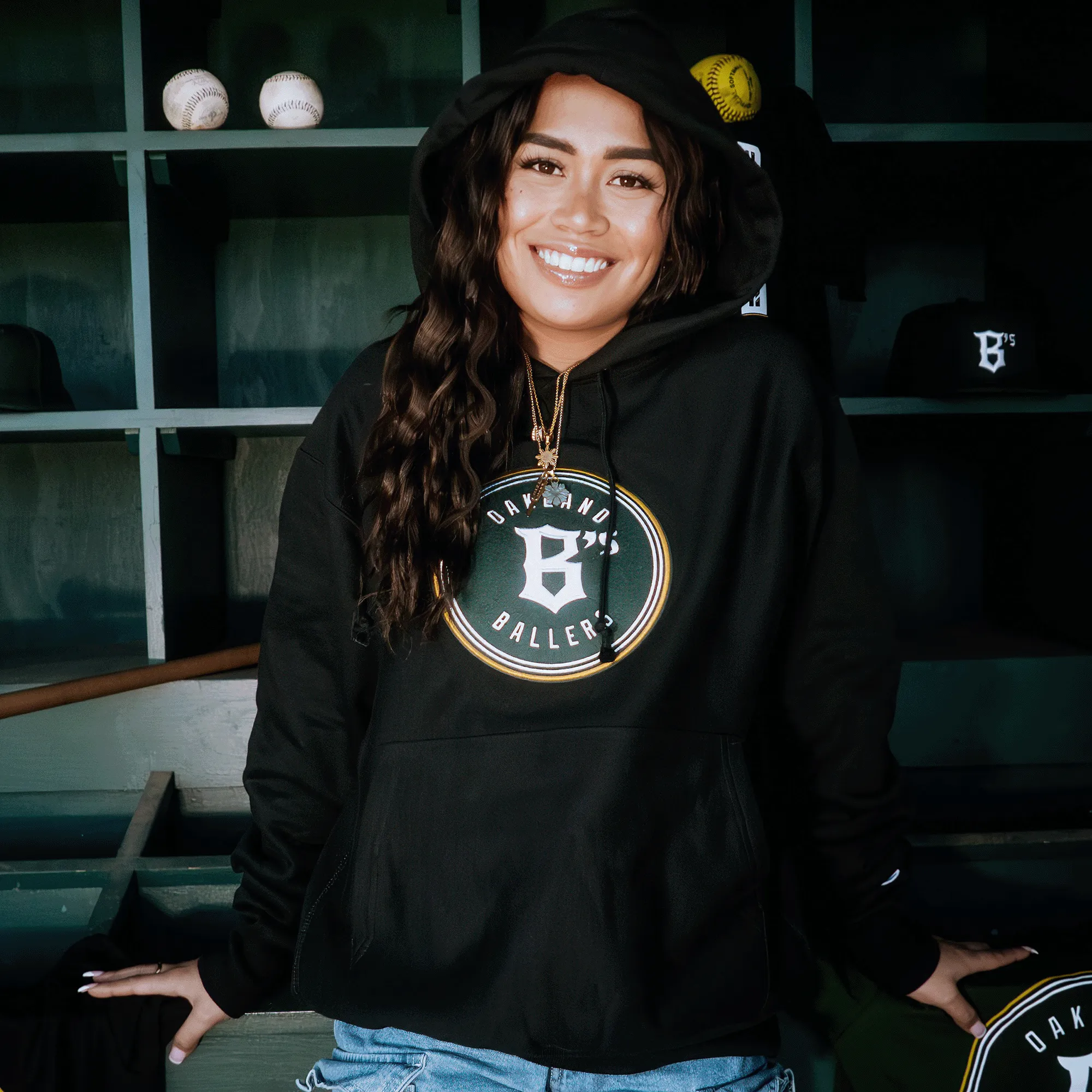 Champion X Oakland Ballers Logo Hoodie