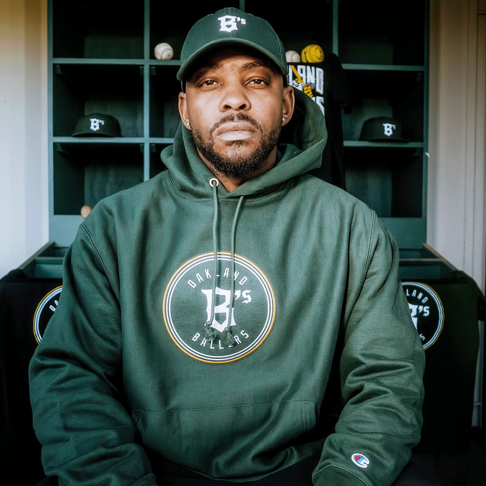 Champion X Oakland Ballers Logo Hoodie