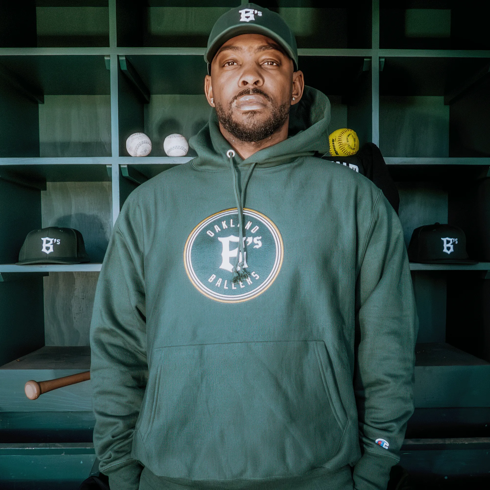 Champion X Oakland Ballers Logo Hoodie