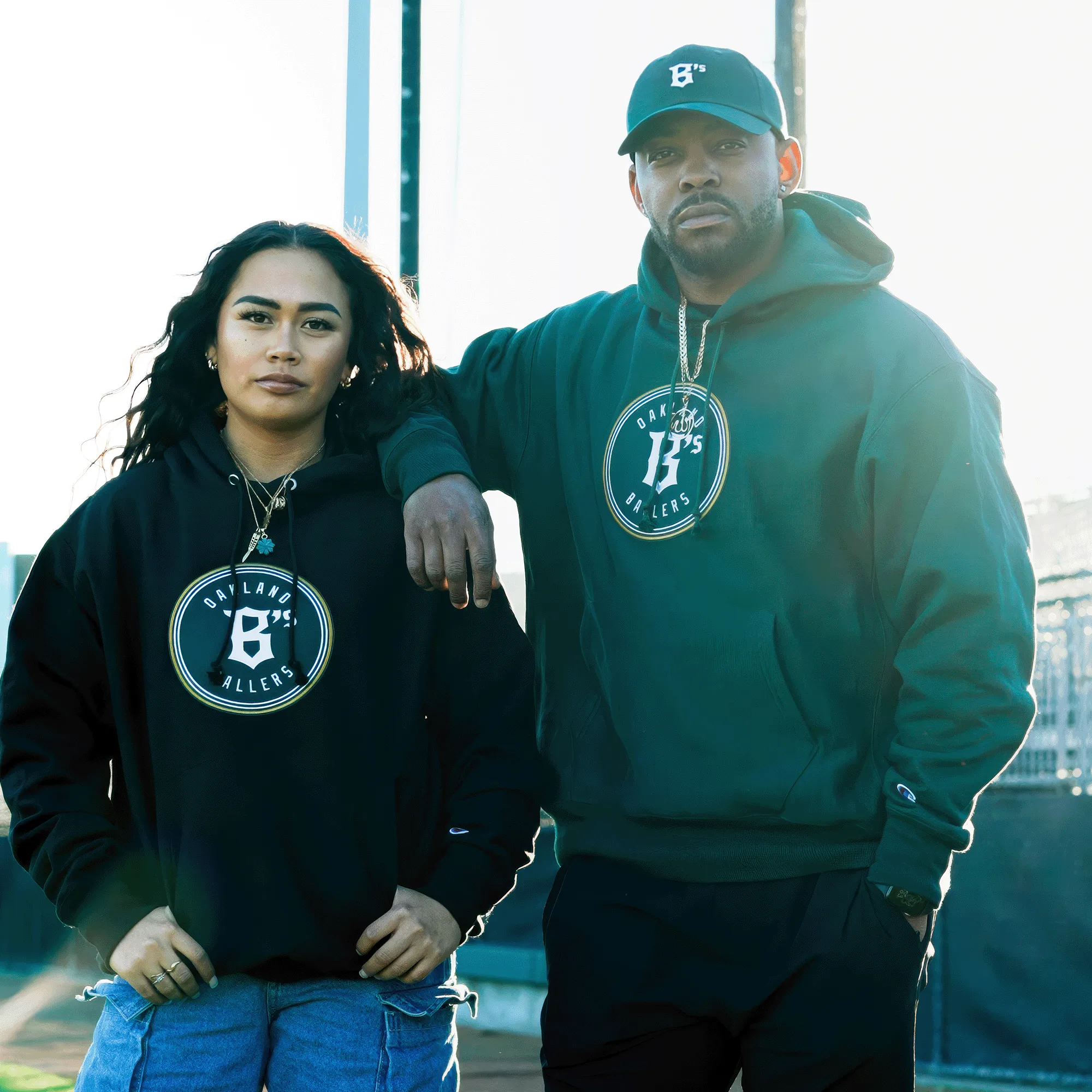 Champion X Oakland Ballers Logo Hoodie