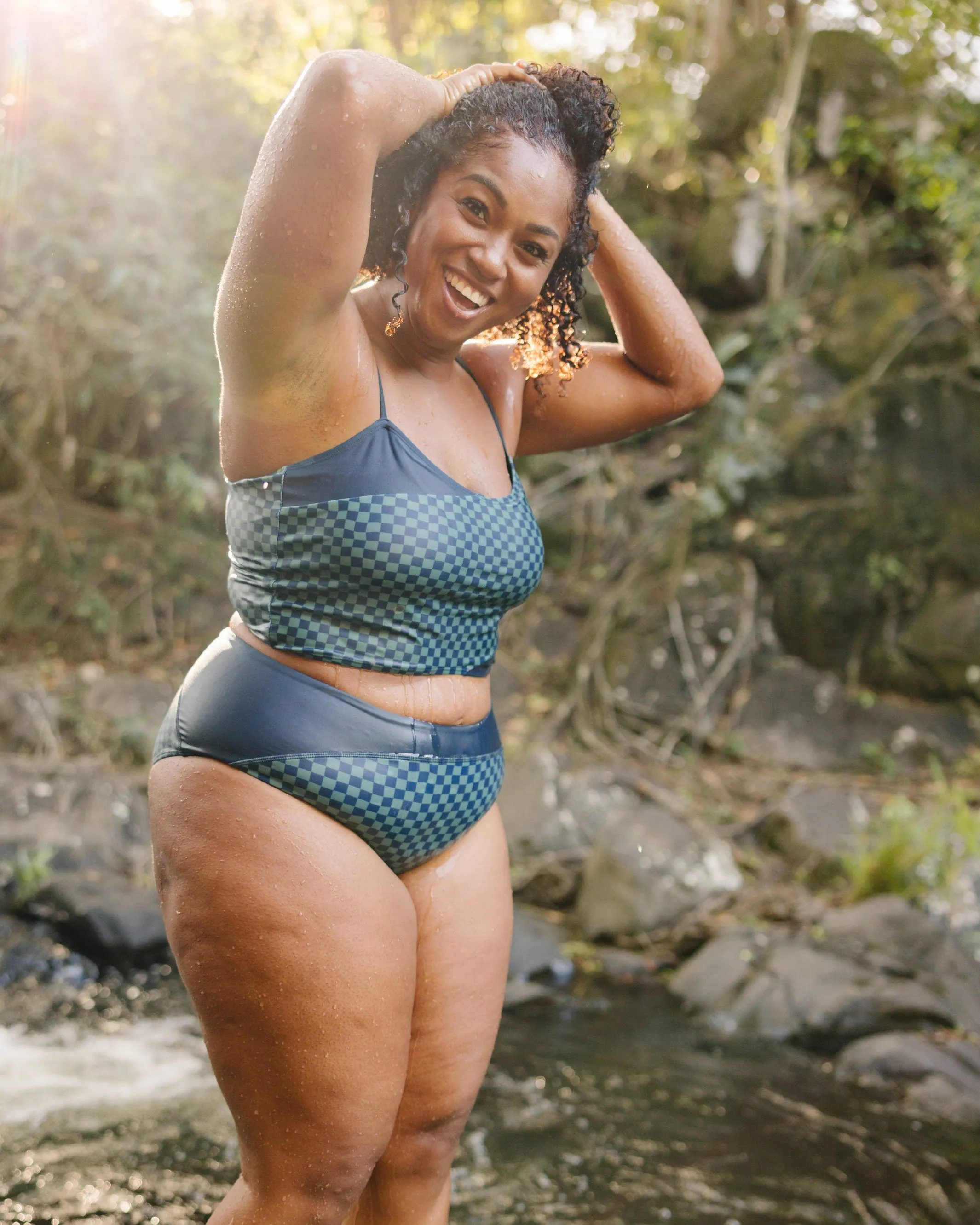 Coastal Pine Crossover Bralette