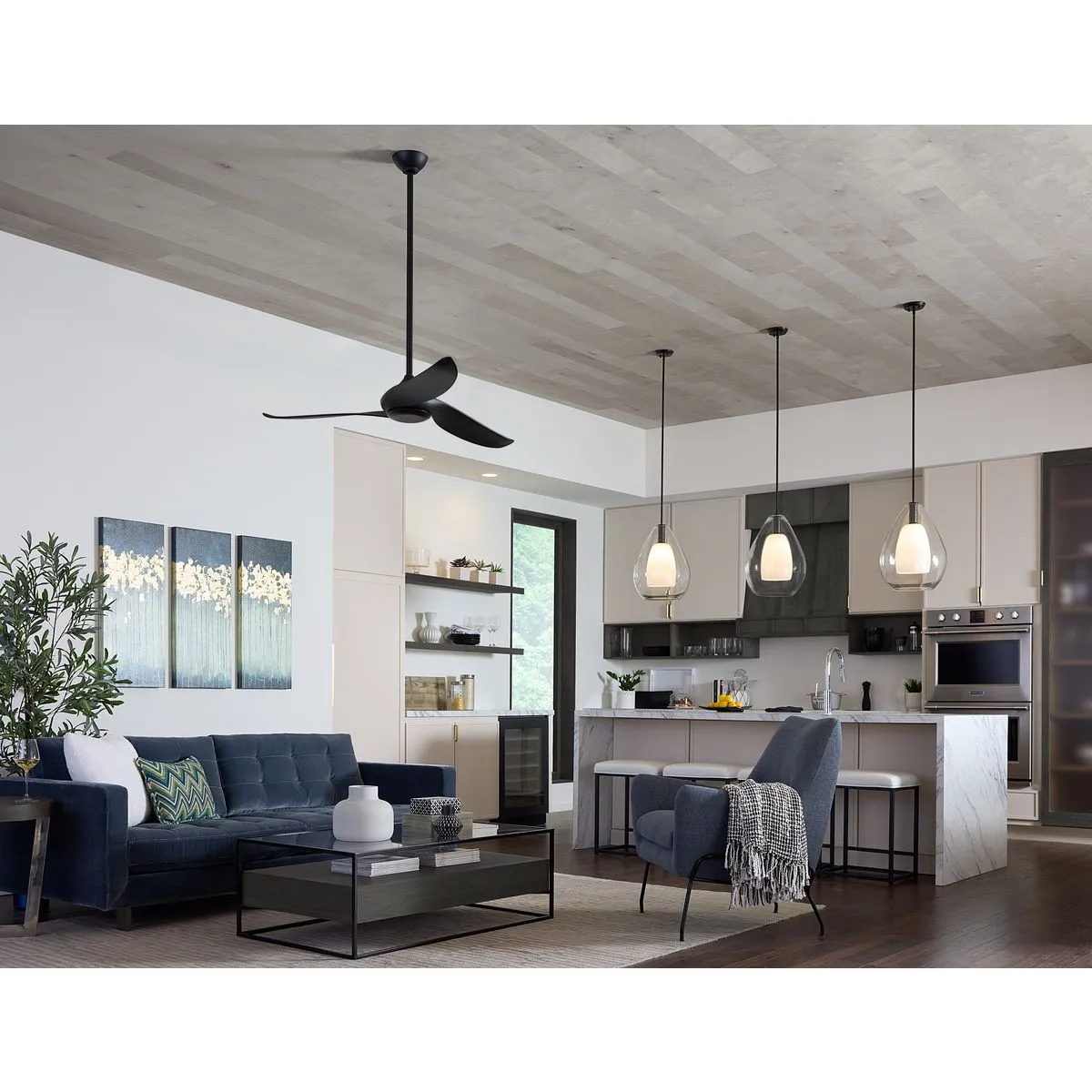 Conte Collection 52-in Three-Blade Ceiling Fan