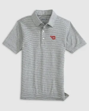 Dayton Lyndonn Jr. Striped Jersey Performance Polo