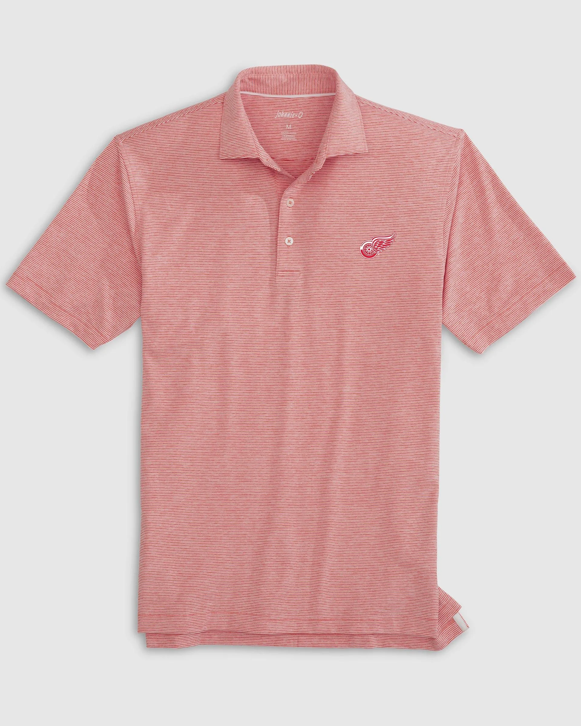Detroit Red Wings Lyndonn Striped Jersey Performance Polo
