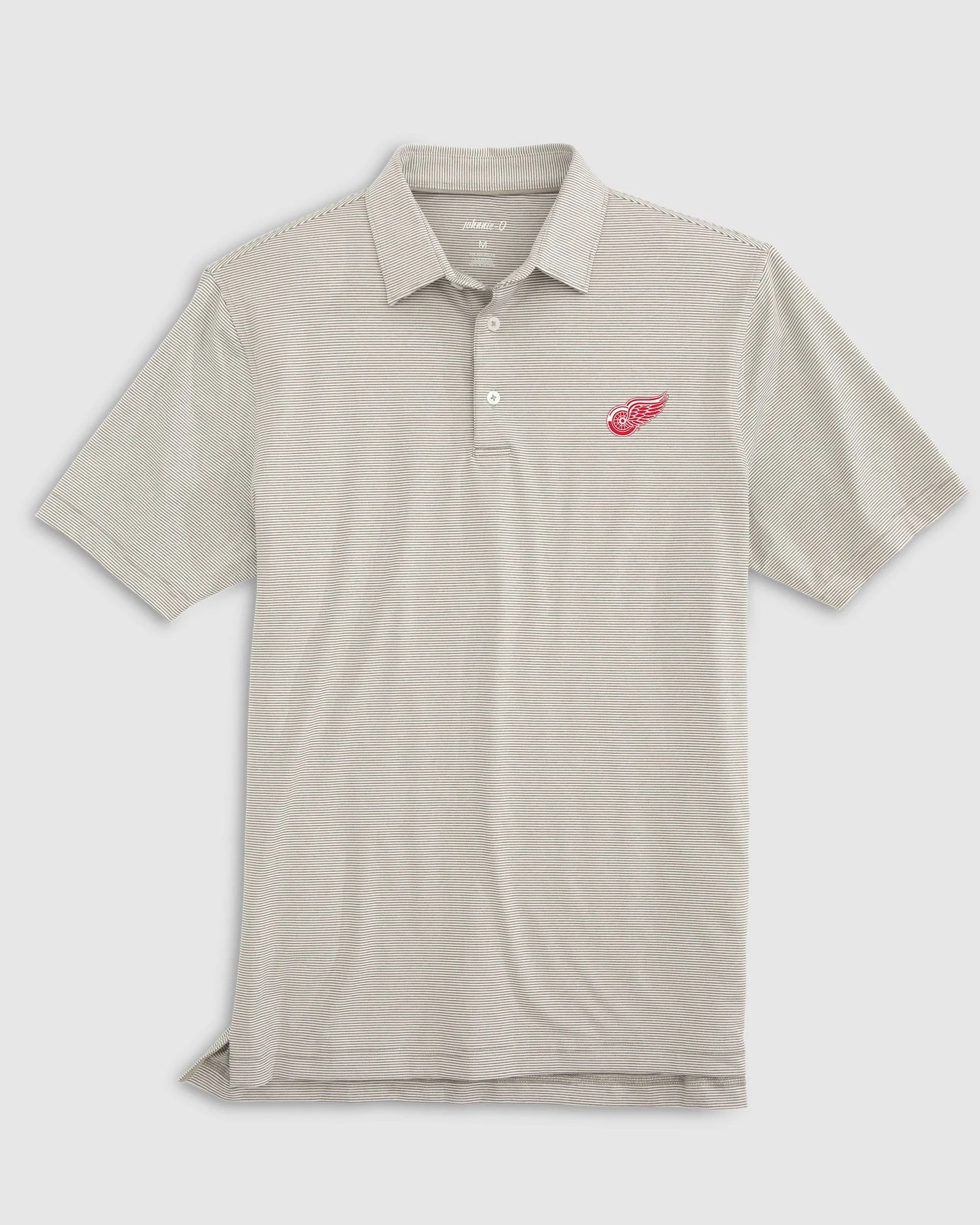 Detroit Red Wings Lyndonn Striped Jersey Performance Polo