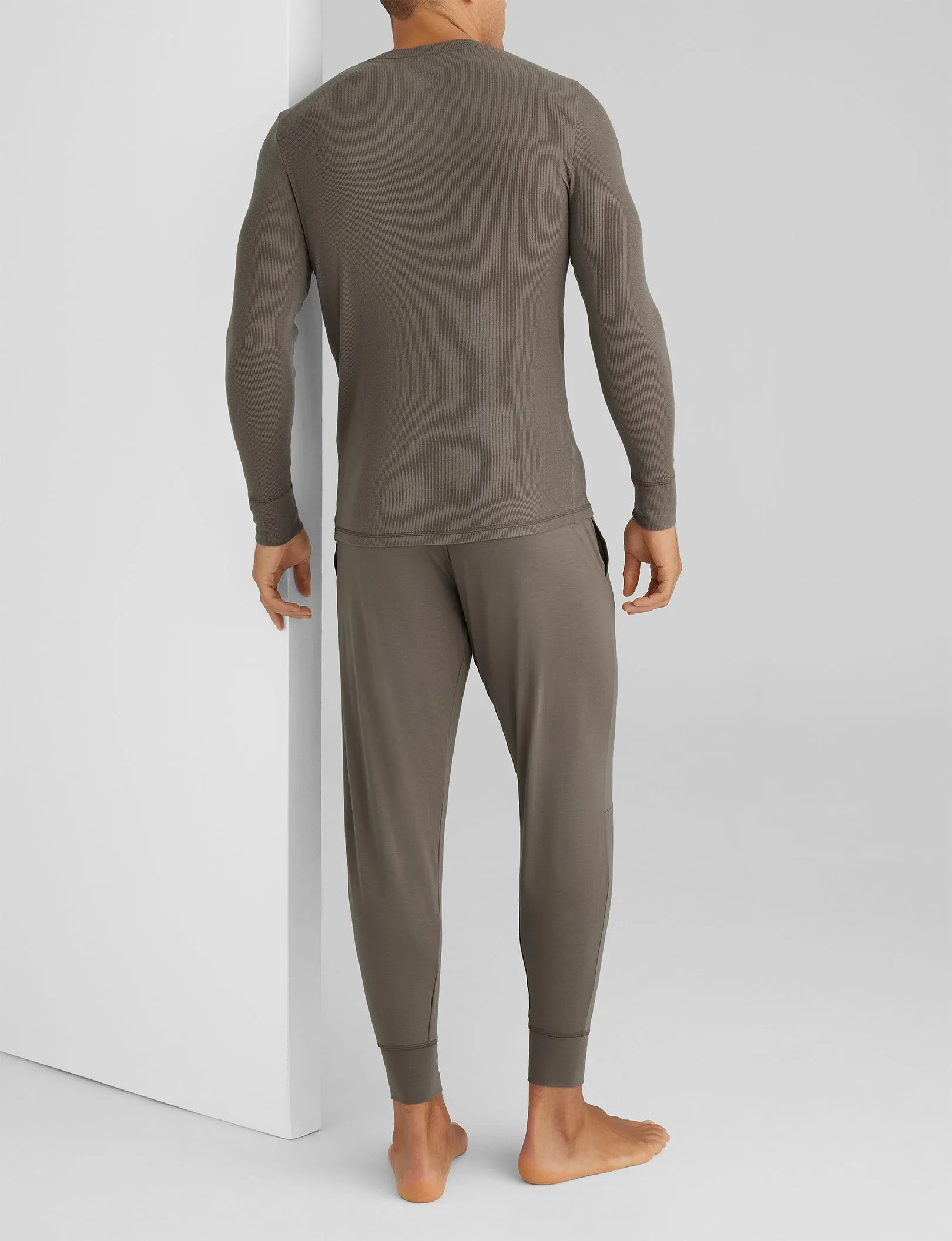 Downtime Henley & Jogger Set