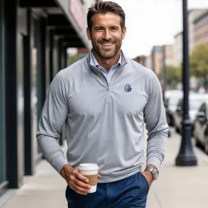 Drake DriRelease® Performance Pullover Light Grey