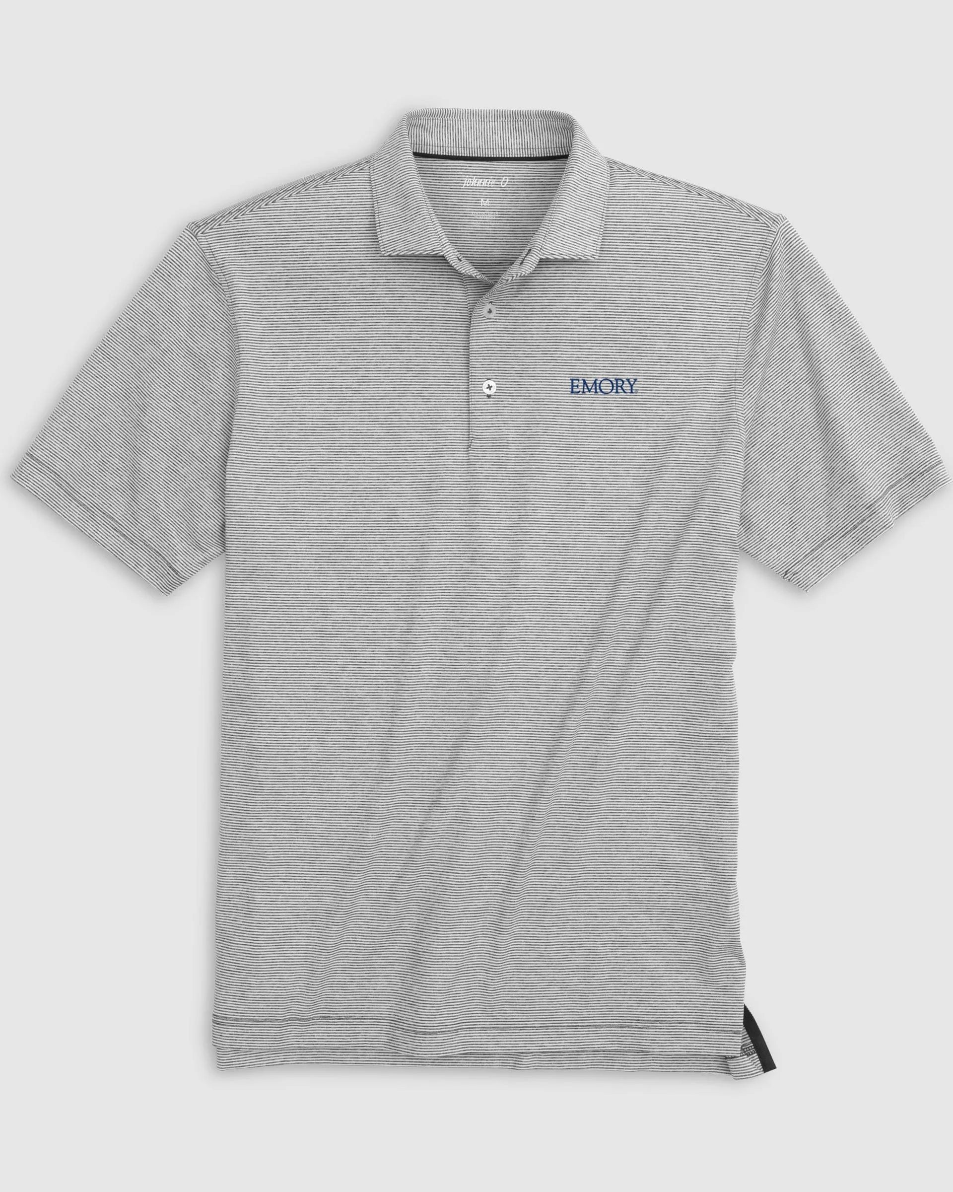 Emory Lyndonn Striped Jersey Performance Polo
