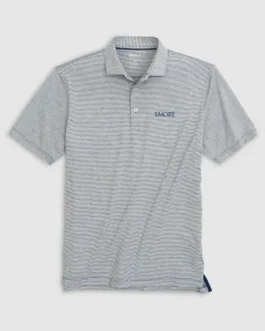 Emory Lyndonn Striped Jersey Performance Polo