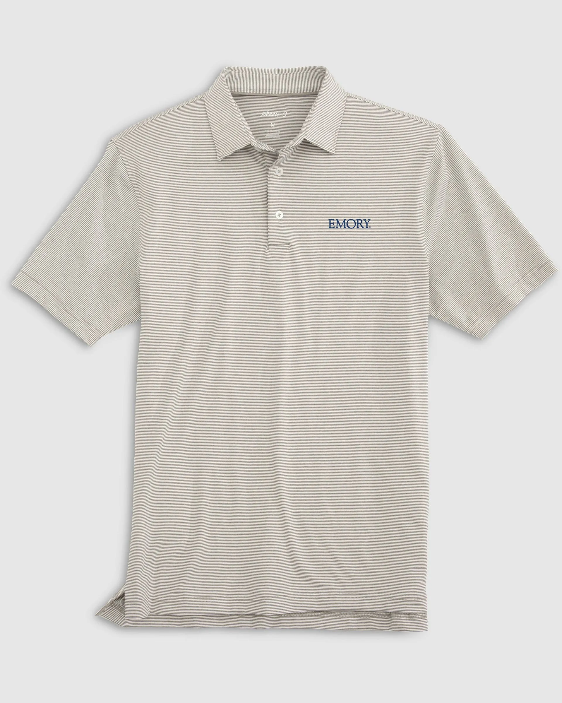 Emory Lyndonn Striped Jersey Performance Polo