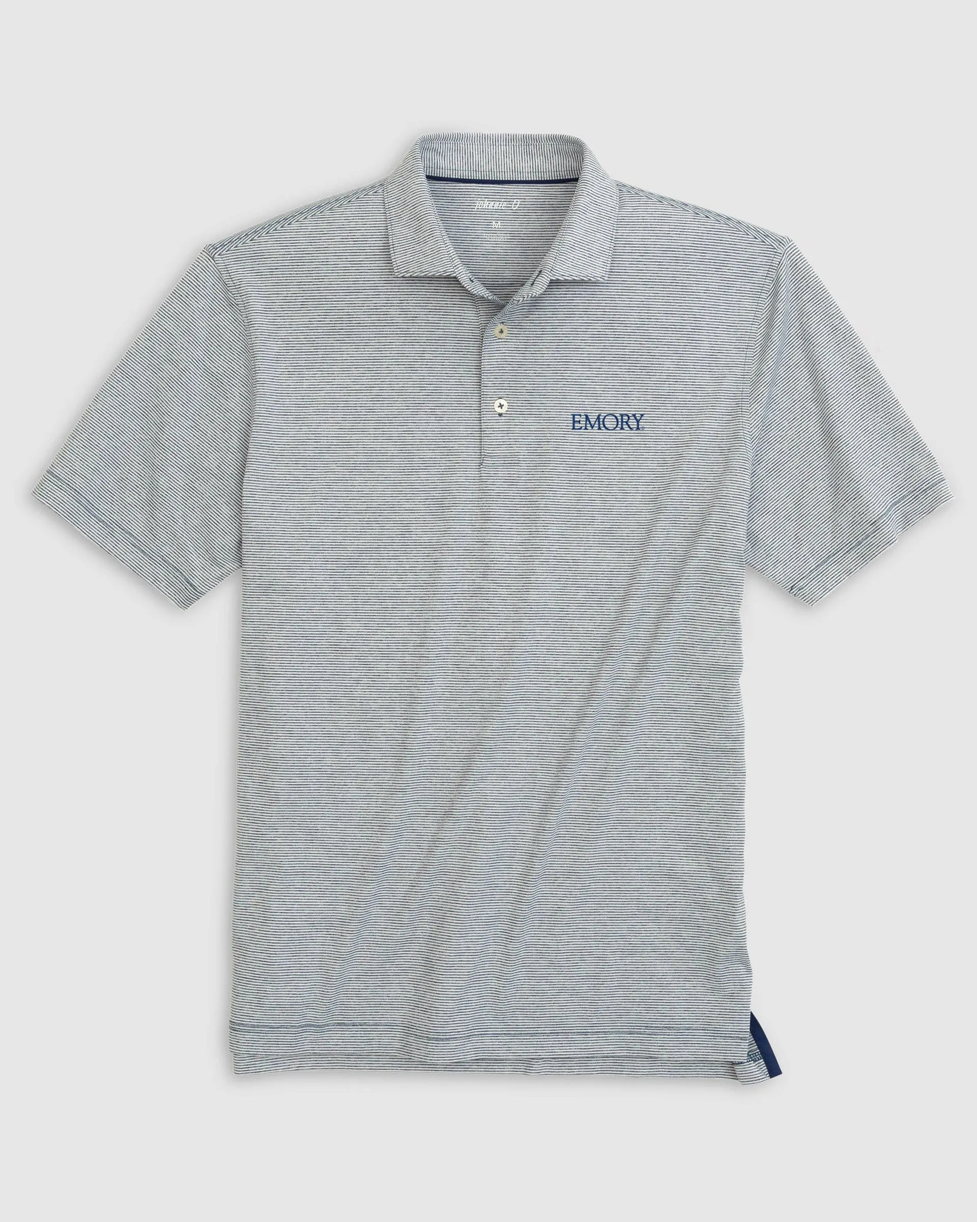Emory Lyndonn Striped Jersey Performance Polo