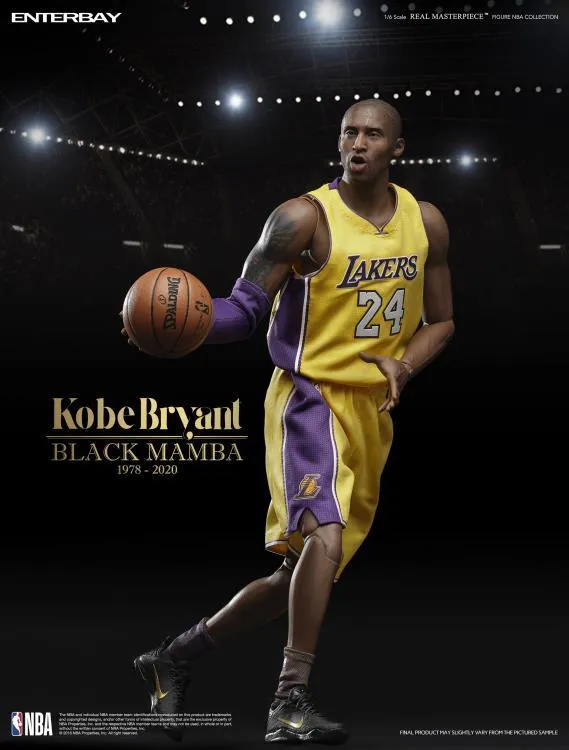 Enterbay Real Masterpieces 1/6 NBA LA Lakers Kobe Bryant Sixth Scale Action Figure RM-1036