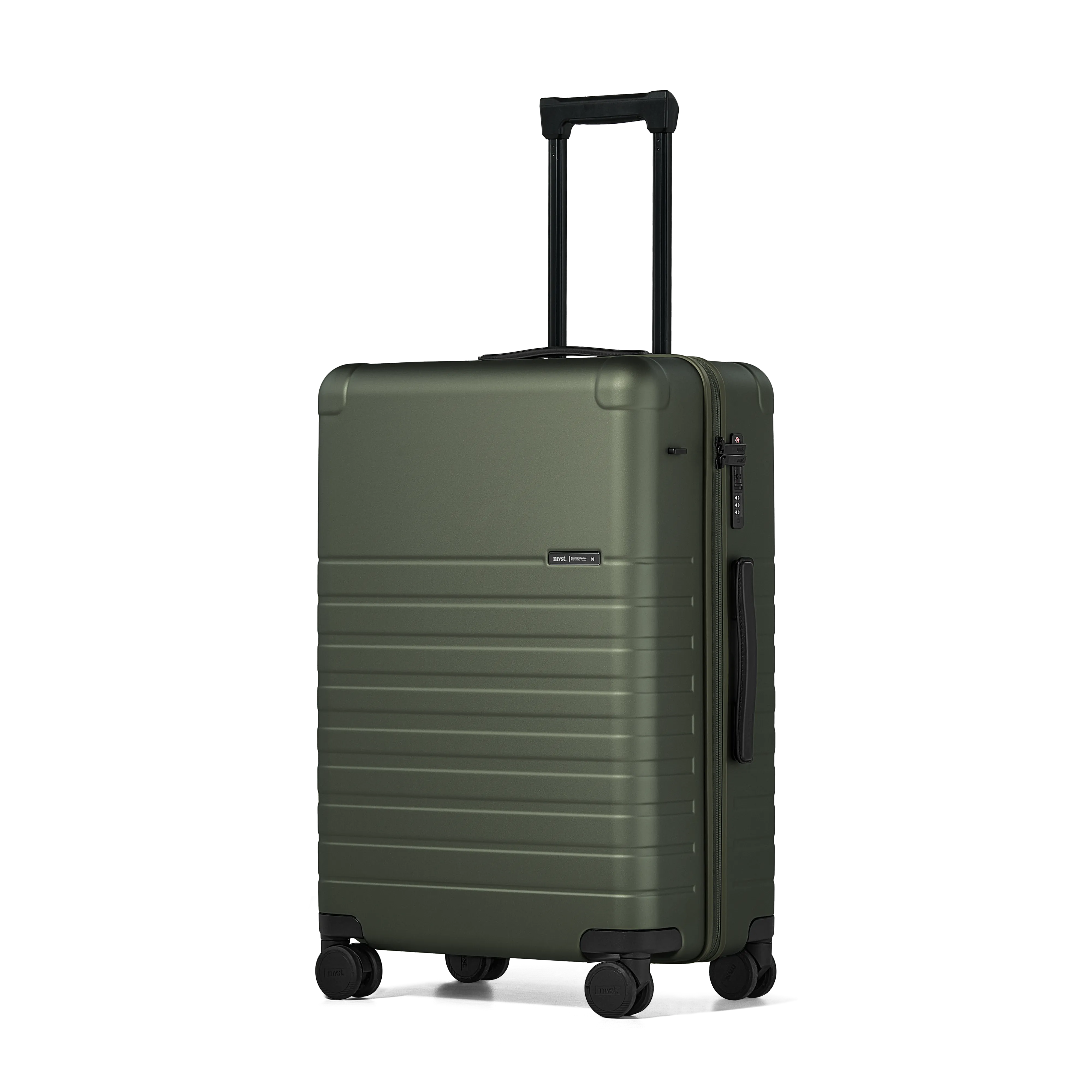 Essential Collection Suitcase Dark Olive Metallic