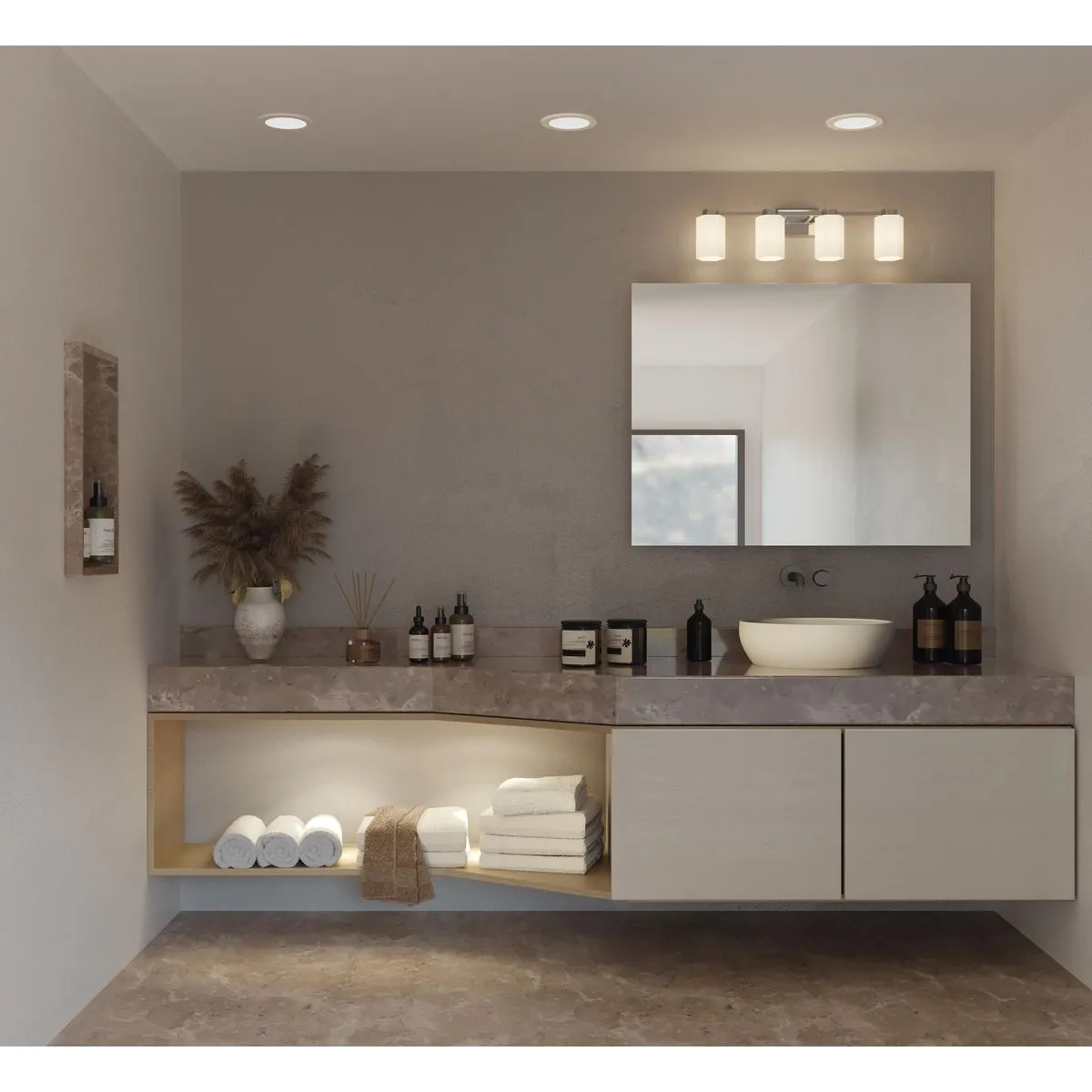 Estrada Collection Four-Light Bath & Vanity Light