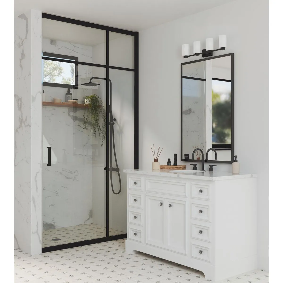 Estrada Collection Four-Light Bath & Vanity Light