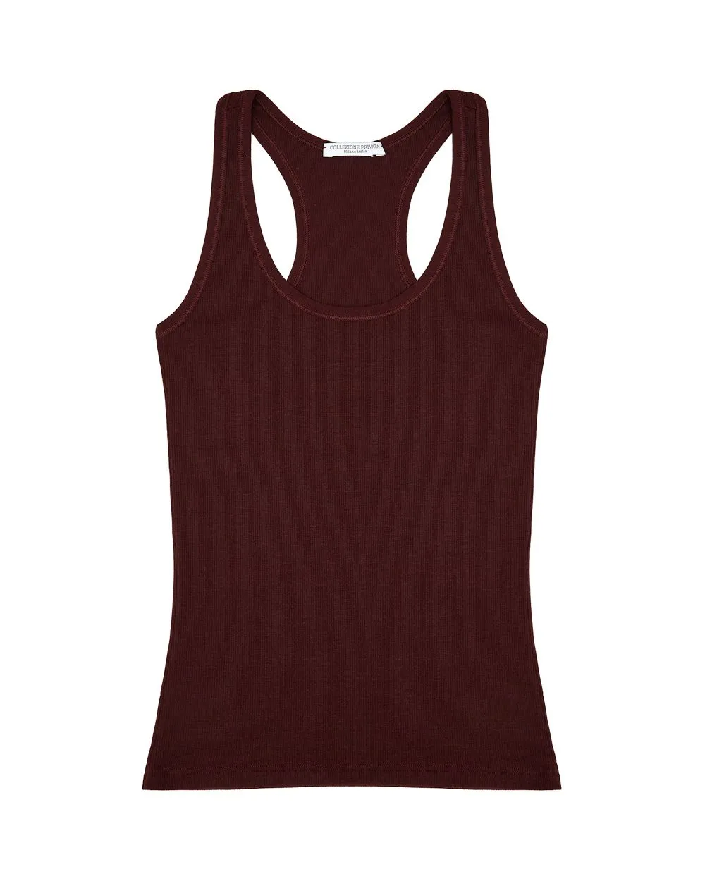 Fine Rib Racerback Tank