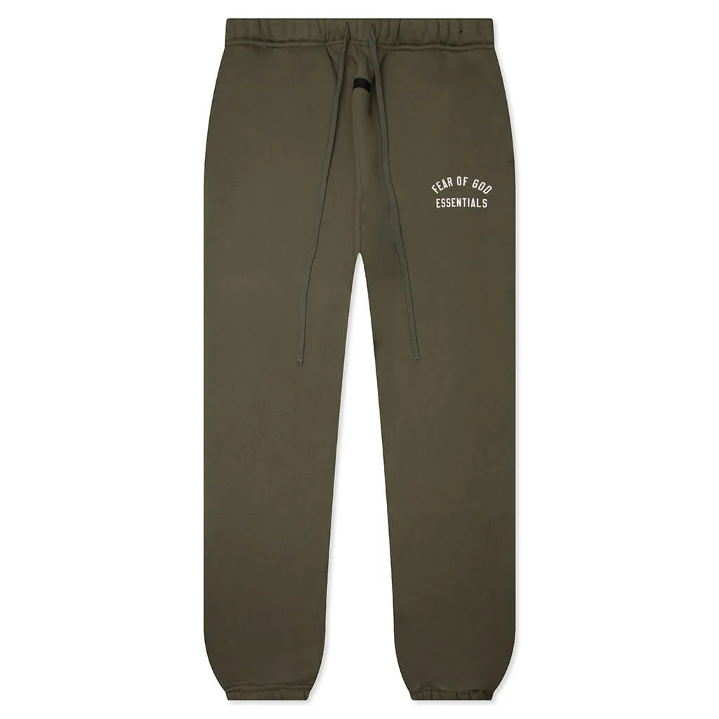Fleece Essential Sweatpant - Military