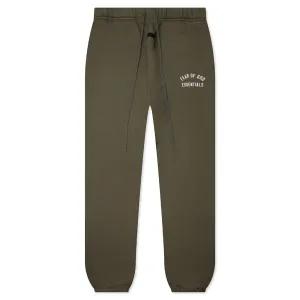 Fleece Essential Sweatpant - Military
