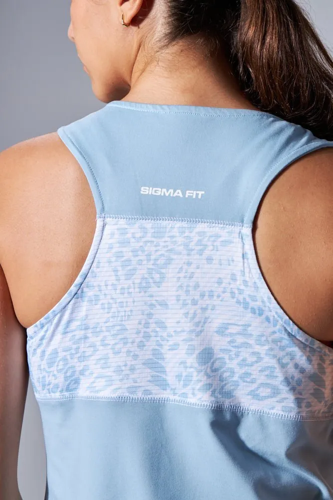 Forget Me Not Racer Back Tank Top