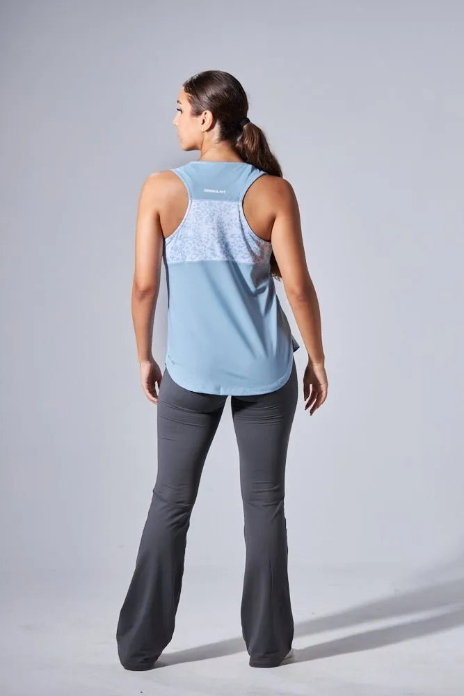 Forget Me Not Racer Back Tank Top