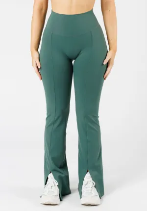 FormLux Front Slit Sculptseam® Plus Flare Legging 32" Pine