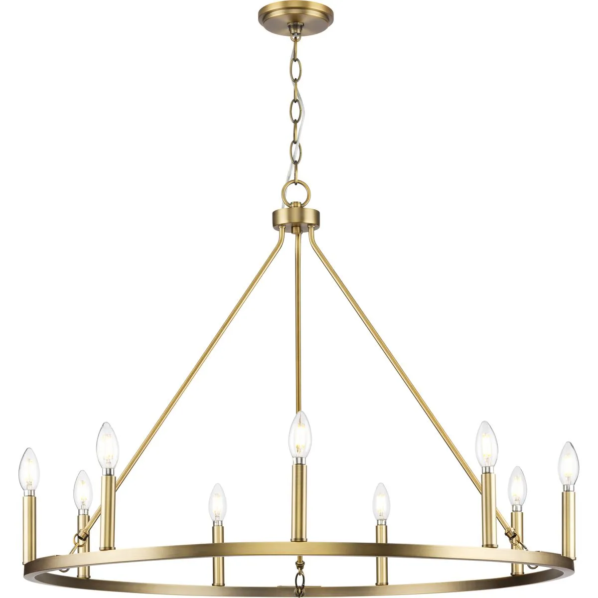 Gilliam Collection Nine-Light Chandelier