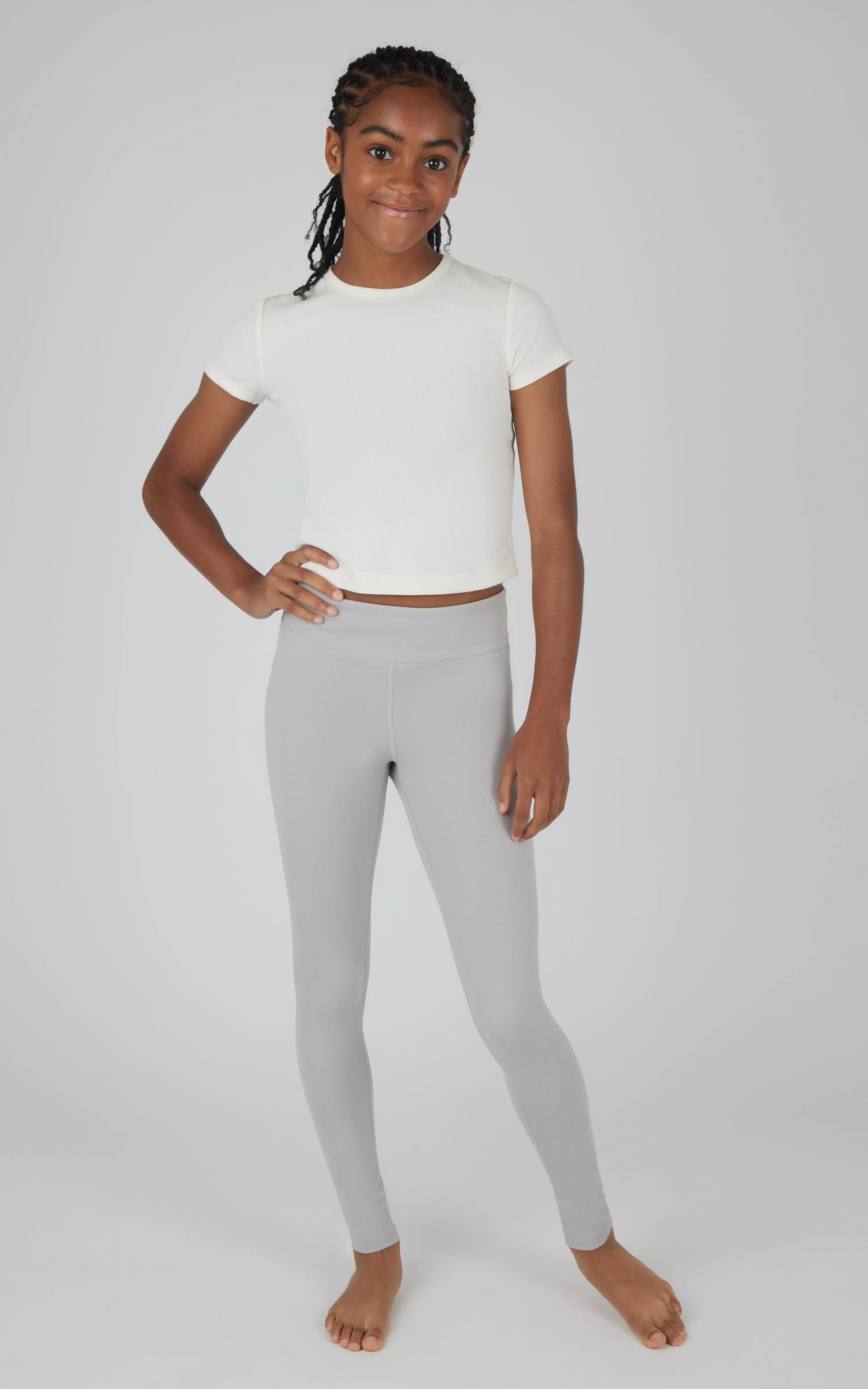 Girls 2 PK Interlock Everyday Cargo and Basic Legging