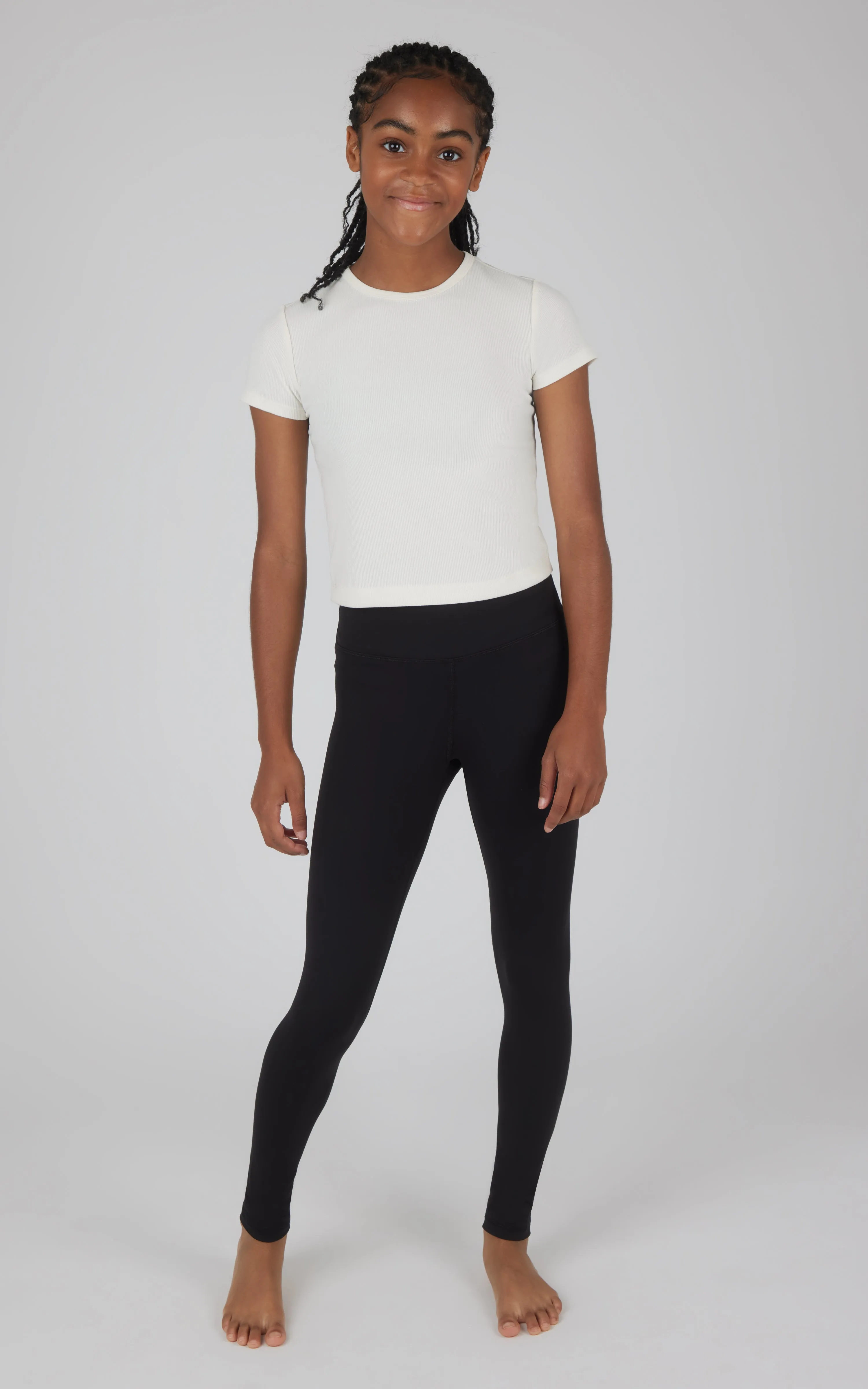Girls 2 PK Interlock Everyday Cargo and Basic Legging