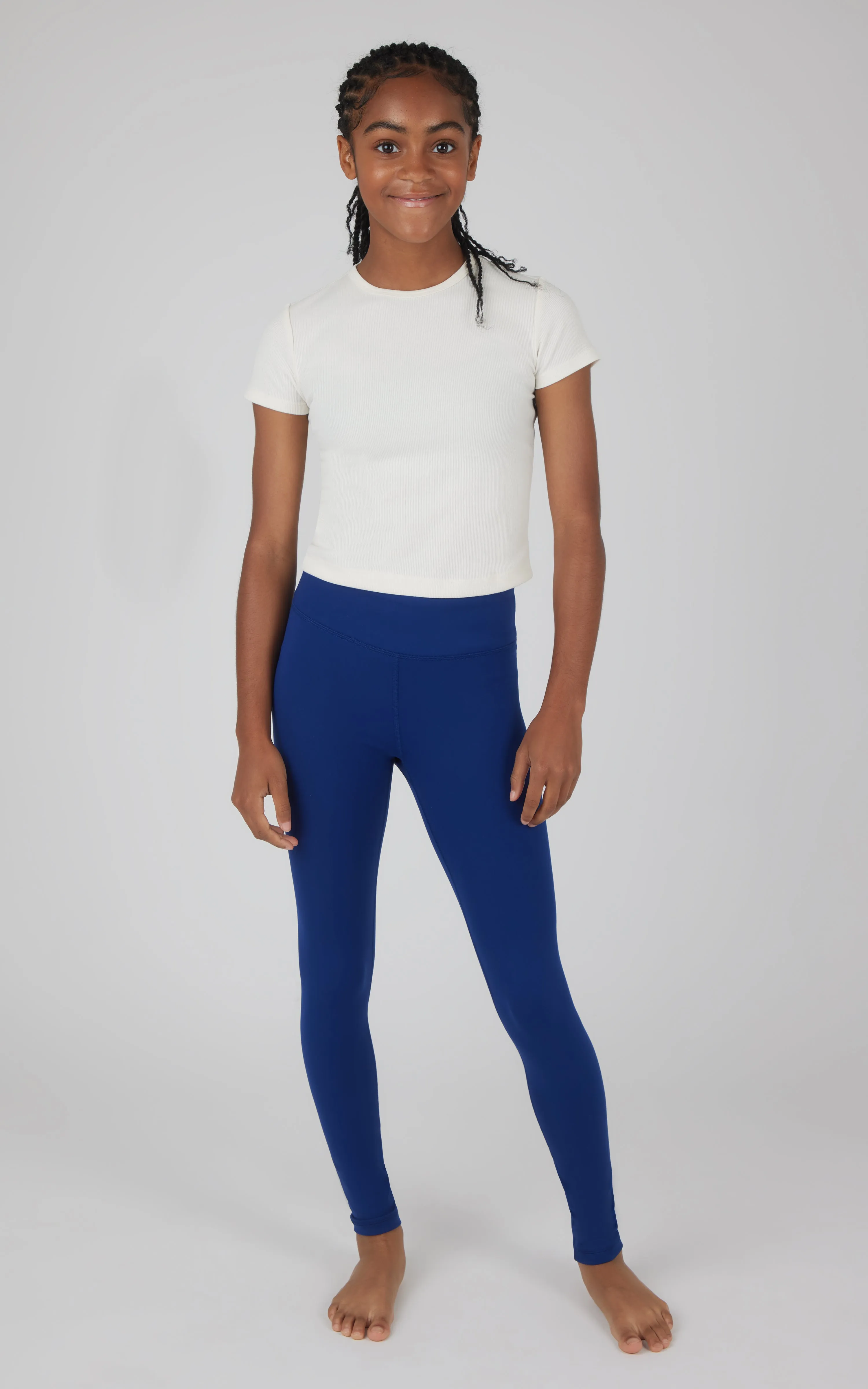 Girls 2 PK Interlock Everyday Cargo and Basic Legging