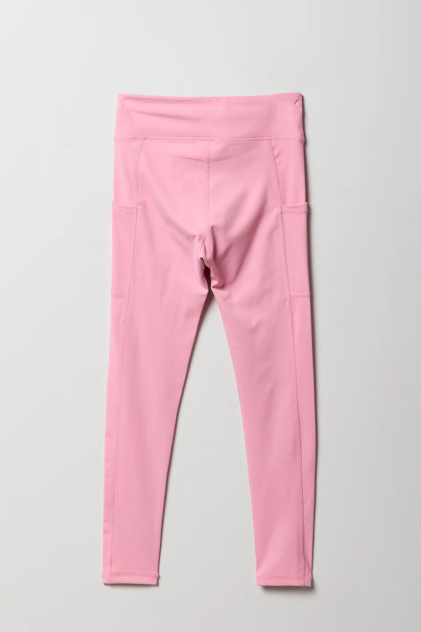 Girls Active Soft Side Pocket Legging