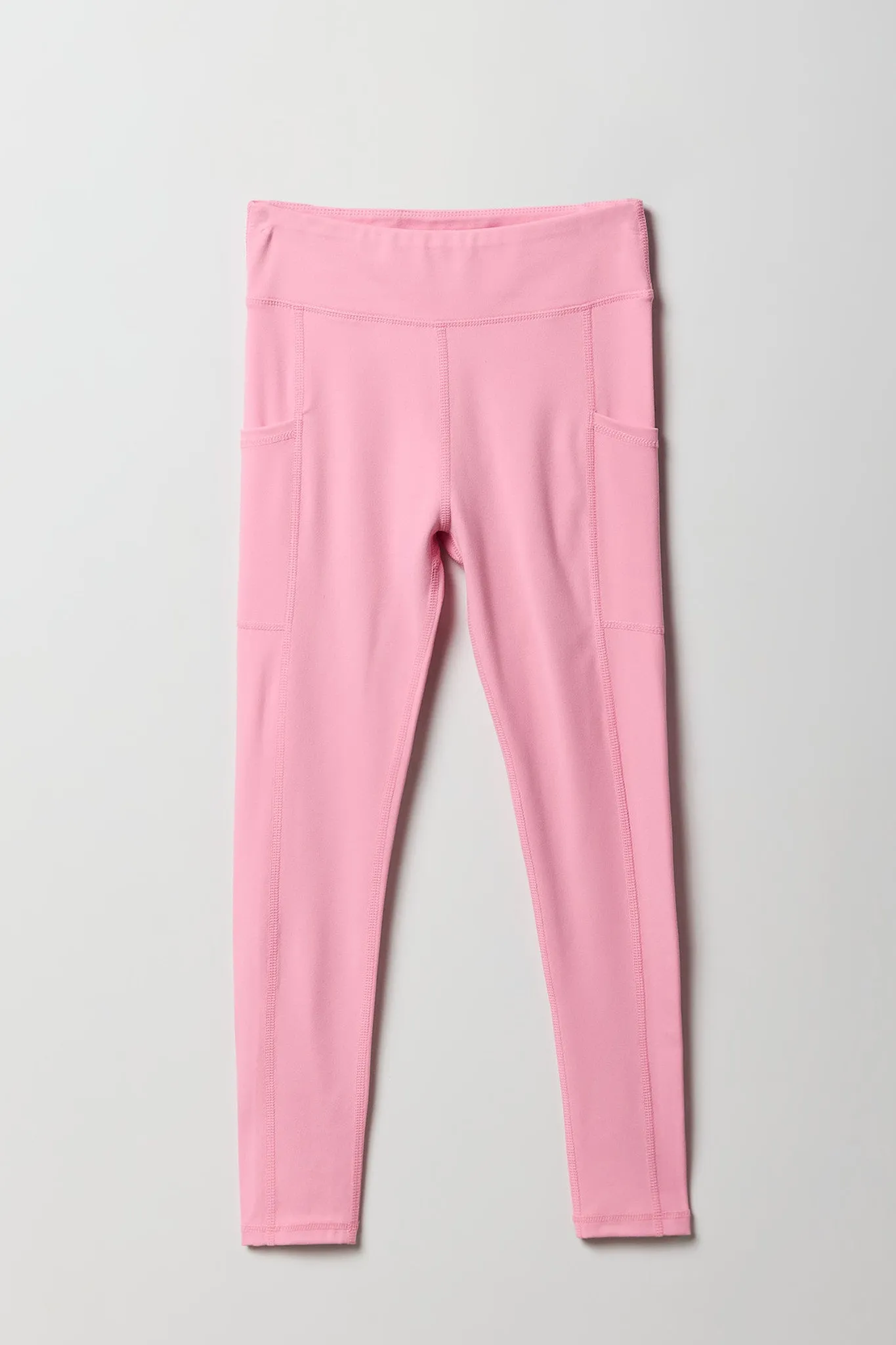 Girls Active Soft Side Pocket Legging
