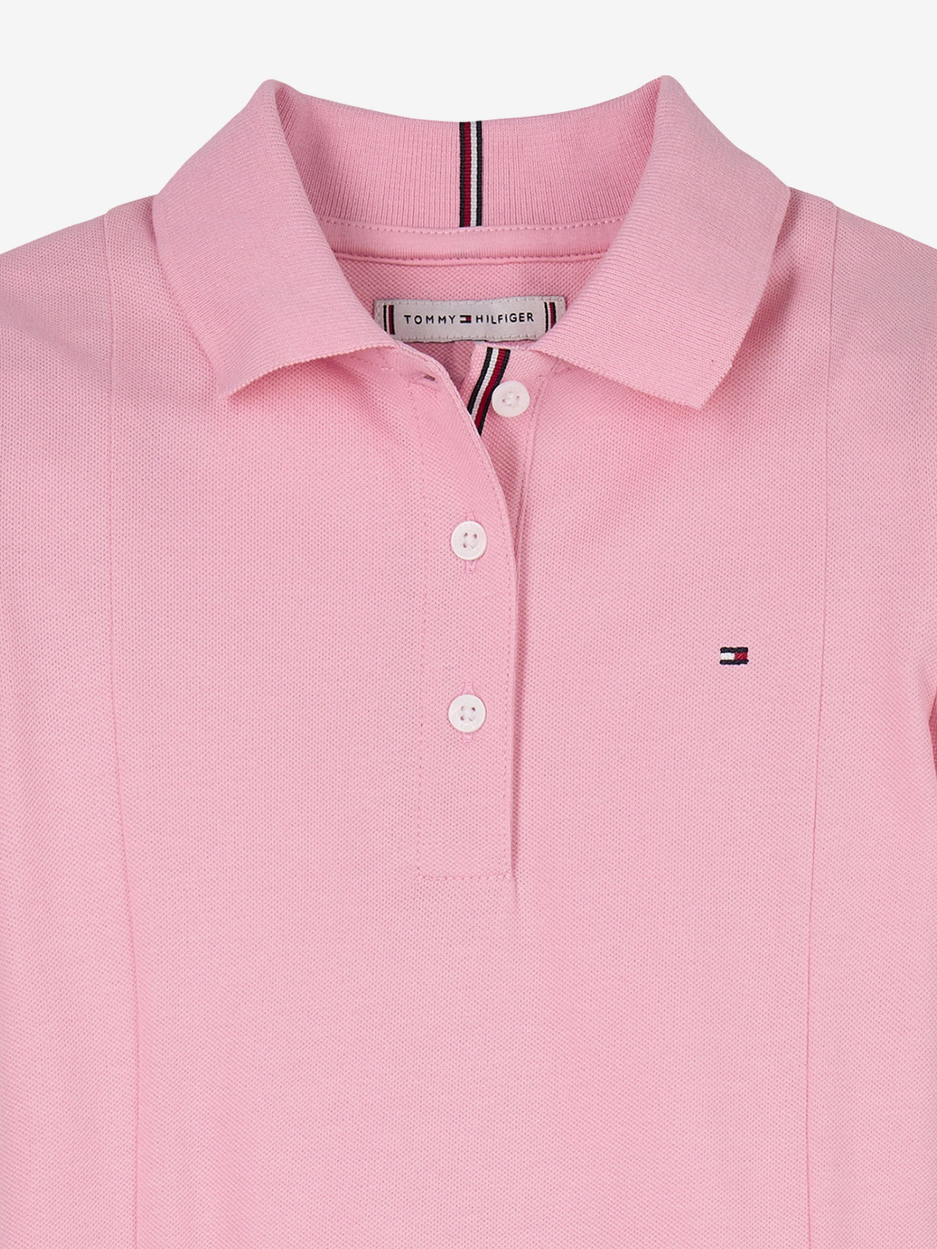 Girls Polo Dress in Pink